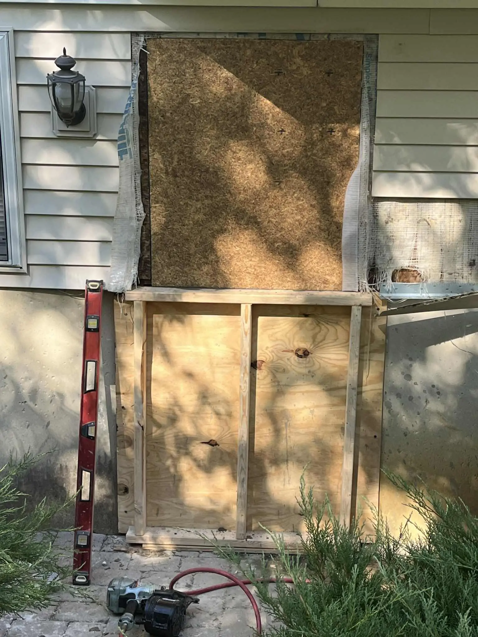 Residential Basement Drainage Correction — detail view 2