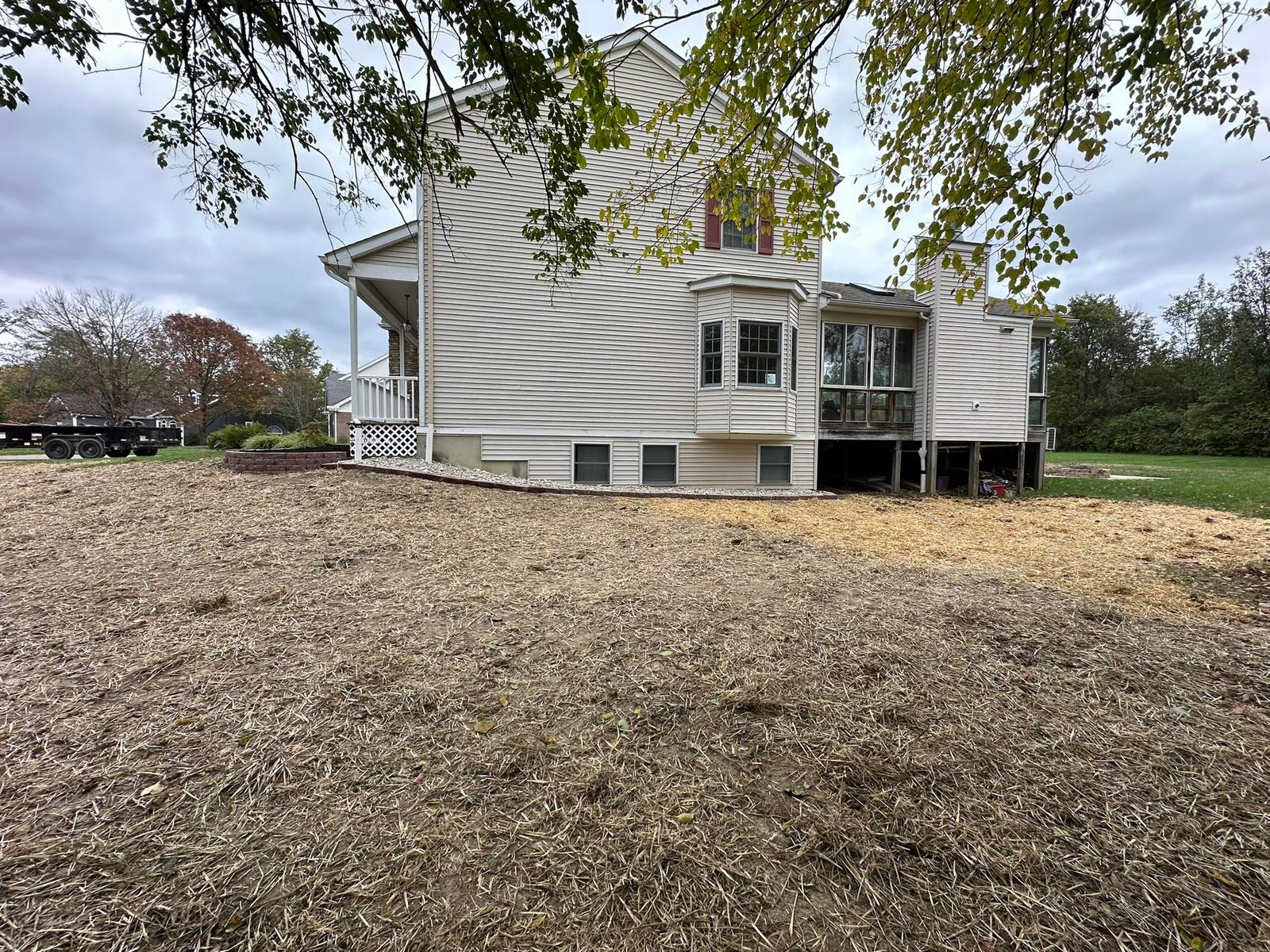 Residential Basement Drainage Correction in Lebanon, OH